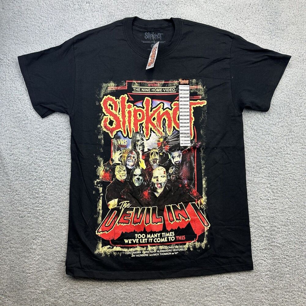 Slipknot The Devil In I T-Shirt Men's Medium The Nine Home Video‎ Music NWT Rock